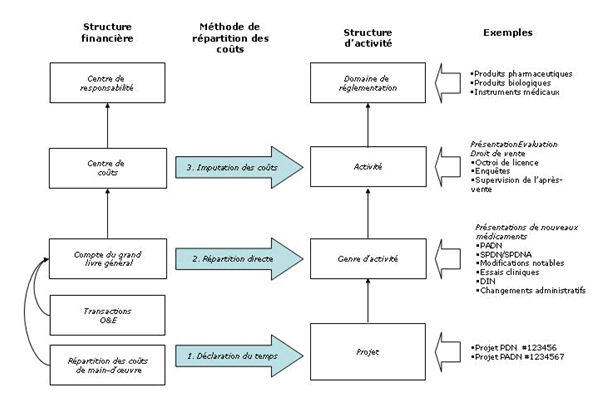 Schéma 2 - De la cartographie des coûts à la structure d'activité